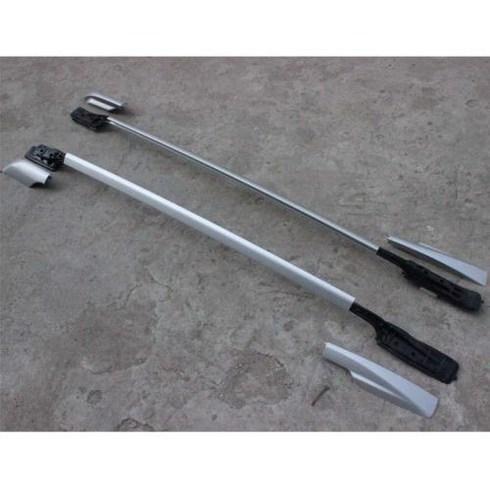 슈퍼카렌트 - 자동차 야외 여행 합금 지붕 랙 도요타 Rav4 OEM Estilo Barras De Techo 레일 베어 실버