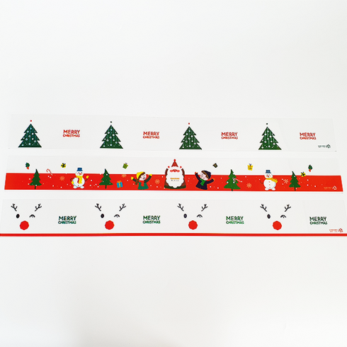 크리스마스 케익띠 -50개 사이즈: 6.5X60cm, 산타