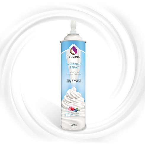 포모나 휘핑크림 생크림 스프레이 500g, 4개