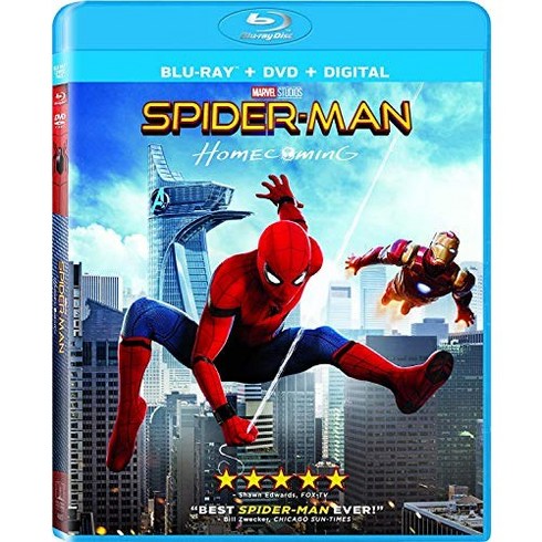 스파이더맨블루레이 - 스파이더맨: 홈커밍 [블루레이] Spider-Man: Homecoming [Blu-ray], Blu-ray + DVD, 1개