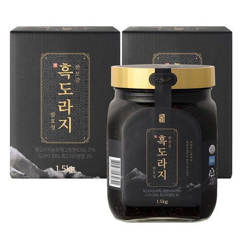 한보감 발효 흑도라지청 1.5kg, 1개입, 2개