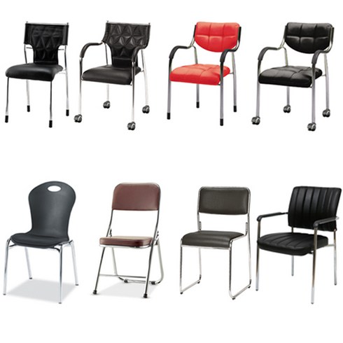 회의용의자 - 인홈즈 회의용 사무용 의자 시리즈, 멀티의자(블랙