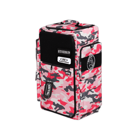 본투윈 B1 패치O PINK CAMO BACKPACK 대용량 운동 헬스 헬창 가방 백팩