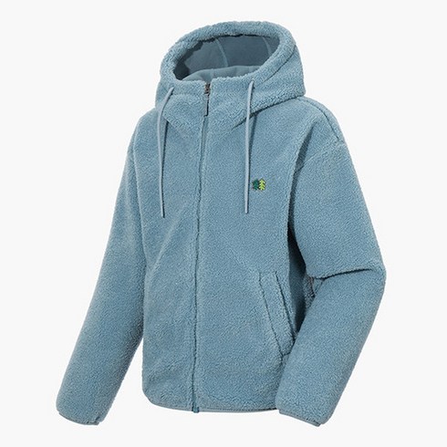 2023년 가성비 최고 코오롱바람막이 - 코오롱스포츠 남녀공용 후디 보아 플리스 재킷 TLJFW22501LBL