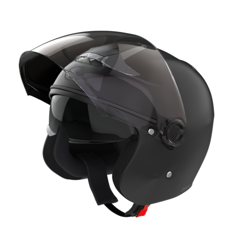 스웨그 RS10 오토바이 헬멧 가벼운 오픈페이스 소두핏 초경량 스쿠터헬멧 1050g, 무광블랙, XL