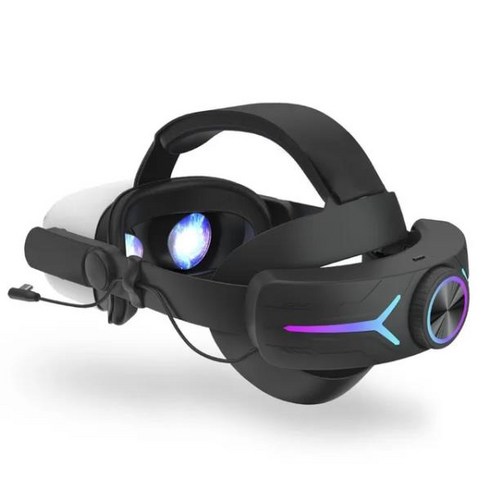 오큘러스 퀘스트 3 용 충전 헤드 가상 현실 엘리트 VR 액세서리 8000mAh, 한개옵션1, 03 type C