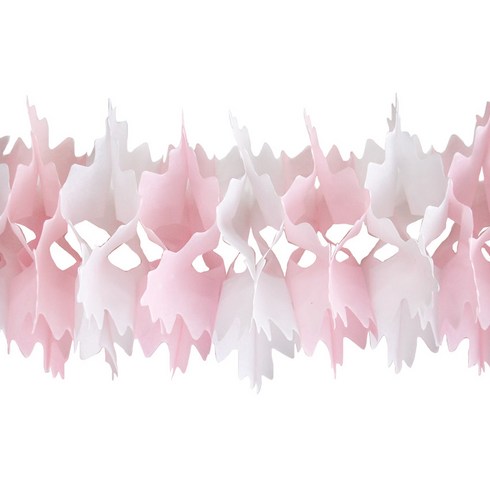 피플스파티 파티가랜드 4.4m, 4개, 핑크앤화이트