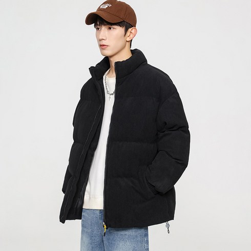 2023년 가성비 최고 나이키코듀로이패딩 - ANYOU 남녀 코듀로이 패딩 겨울 기모 코트