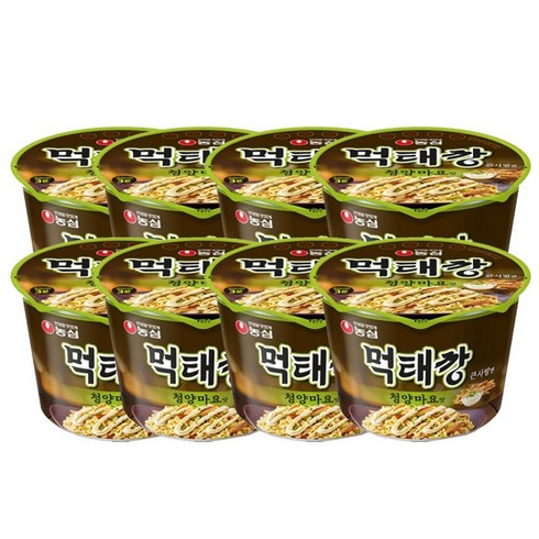 먹태깡 큰사발면 청양마요맛 118g 총8개입 매운 라면 불라면 고추라면 편의점 컵라면, 8개