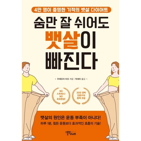 숨하나잘쉬었을뿐인데 - 숨만 잘 쉬어도 뱃살이 빠진다:4만 명이 증명한 기적의 뱃살 다이어트, 스몰빅라이프, 우에모리 미오