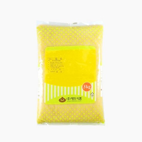 대두 유자 앙금 3kg 빵 떡 플라워, 1개