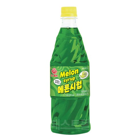 오뚜기메론시럽 - 오뚜기 오쉐프 메론시럽, 1kg, 1개