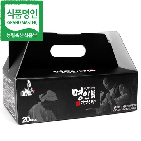 두레촌 강봉석 명인조청강정바, 15g, 20개