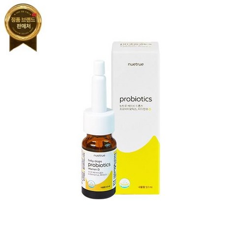 뉴트루 아기 유산균 베이비드롭 비타민D3 40일 영양제 유아유산균 어린이유산균, 1개