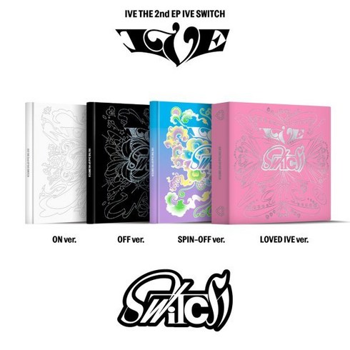 [CD] IVE (아이브) - THE 2nd EP : IVE SWITCH [4종 중 1종 랜덤발송] : ON & OFF & SPIN OFF ver. : 포토...