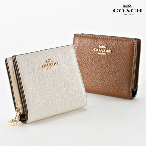 코치 스냅 ID C참 반지갑 C2862 Snap ID C Charm Wallet