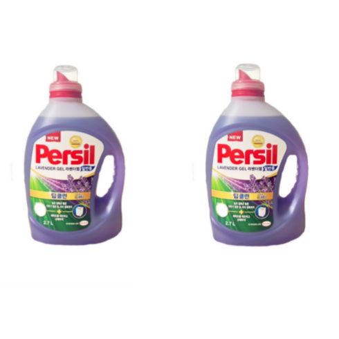 퍼실 딥클린 라벤더젤 일반용 라벤더코튼향 액상세제 본품, 2.7L, 4개