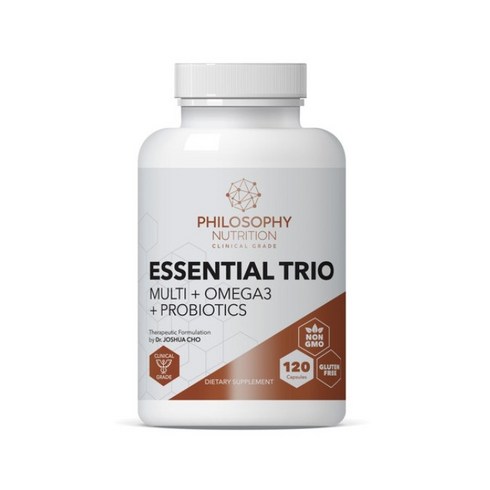 dailyphilosophy - 필로소피 에센셜 트리오 120캡슐/ Philosophy Nutrition Essential Trio 120 cap, 1개, 120정