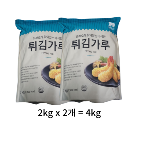 곰표 튀김가루, 4kg, 6개
