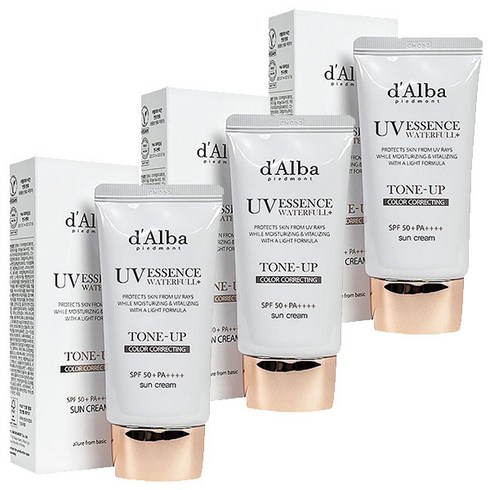 달바 워터풀 톤업 선크림 50ml, 3개