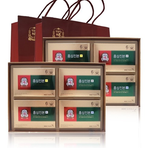 선물세트 정관장 6년근 홍삼진본 20포 2세트 (쇼핑백포함), 800ml, 2개