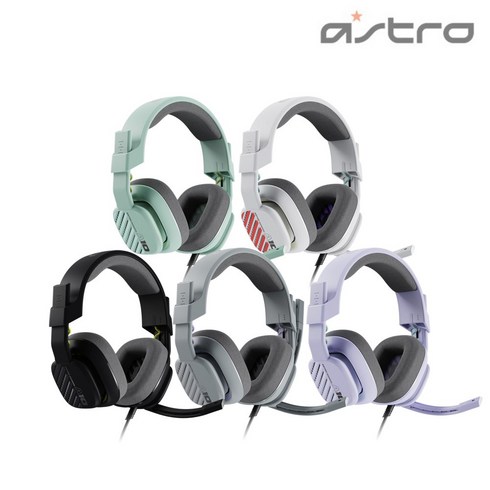 로지텍 아스트로 A10 게이밍 헤드셋 GEN2, 블랙, 939-002059