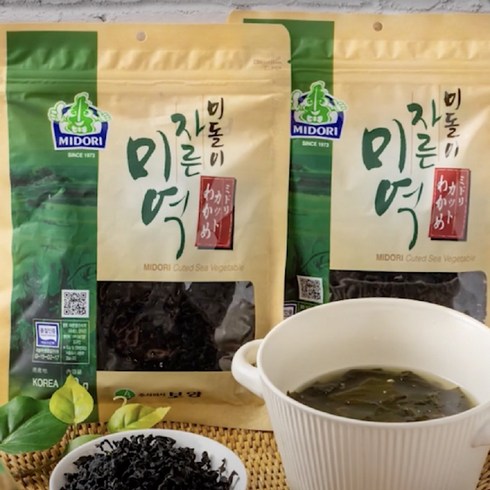 2023년 가성비 최고 미역답례품 - 미돌이 거금도 자연산 자른미역세트 답례품 판촉물 슬라이스 건미역 소분포장, 자른미역 10g x 100개