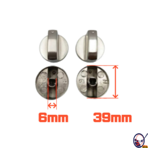 교체형 가스렌지 점화 합금 스위치 고장난 버너 손잡이 매립형 쿡탑 빌트인 오븐 밸브 업소용 중고 단종 수리 교체 호환 LPG LNG 6mm, 8mm사선형