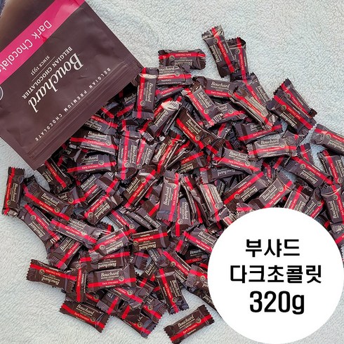 부샤드 다스칼리데스 다크 초콜릿 320g 약50개 벨기에 다크초콜릿 코스트코 파이브커머스, 1개