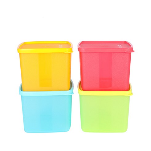 2023년 가성비 최고 타파웨어 - 타파웨어 Tupperware 냉장고정리용기 800ml 0.8L 냉동실보관용기 4 종 세트, 냉동4종세트, 1개