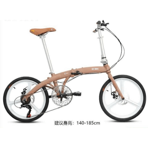 2023년 가성비 최고 유사브롬톤 - 유사 브롬톤 여성 자전거 접이식 16인치 20인치, 20인치 티타늄 그레이돌핀