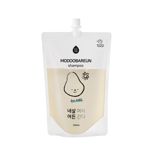 모두바른샴푸 - 모두바른 키즈 샴푸, 키즈샴푸 리필팩 500ml 1개, 1개, 500ml