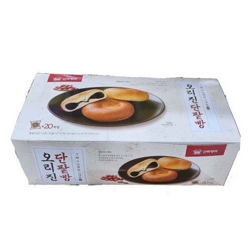 단팥빵 - 신라명과 오리진 단팥빵 20개입, 940g, 1개