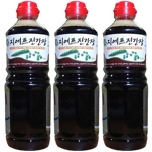 아우첼지에프 지에프 진간장 (900mlx3개), 900ml, 3개