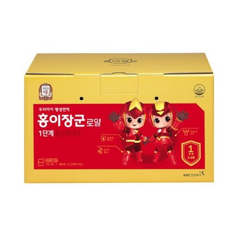 정관장 홍이장군1단계 로얄 15mlx90포(3개월분량), 15ml, 90개