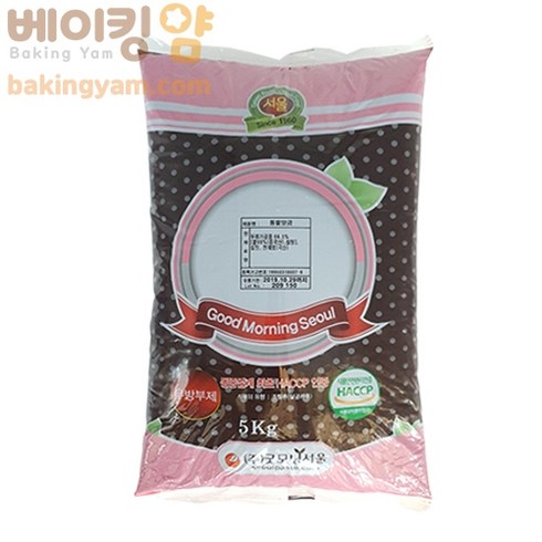 베이킹얌 굿모닝서울 통팥앙금 5kg, 1개