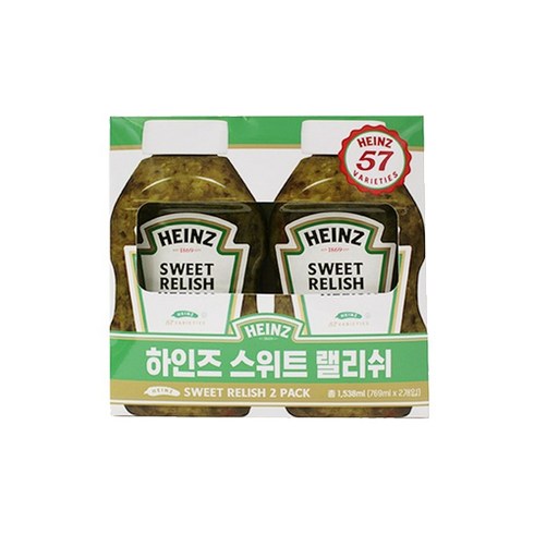 하인즈 스위트 랠리쉬, 769ml, 2개