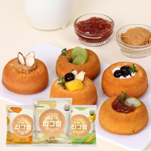 [델포유] 오븐에 구운 티그링 35g 3가지맛 30개 [티그링-3가지맛x10개씩(30개-버초황)], 1세트