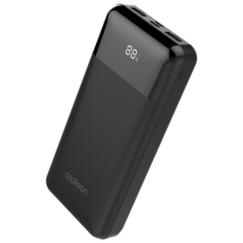 쿨린 고속충전 대용량 보조배터리 20000mAh 22.5W CL322, 블랙, CL-322