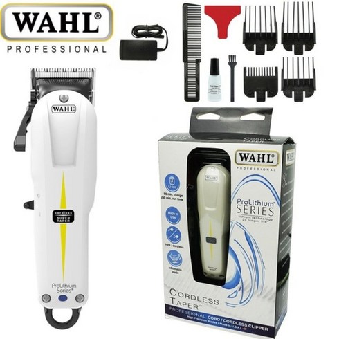 이발기 Wahl 8171 전문 무선 디테일러 매직 클립 이발사 및 스타일리스트용 헤어 5 성, 15.Wahl Super Taper - 미국 플러그