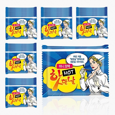 2023년 가성비 최고 핫한날 - 핫한날 미니 붙이는 핫팩 100매 KC인증, 100개