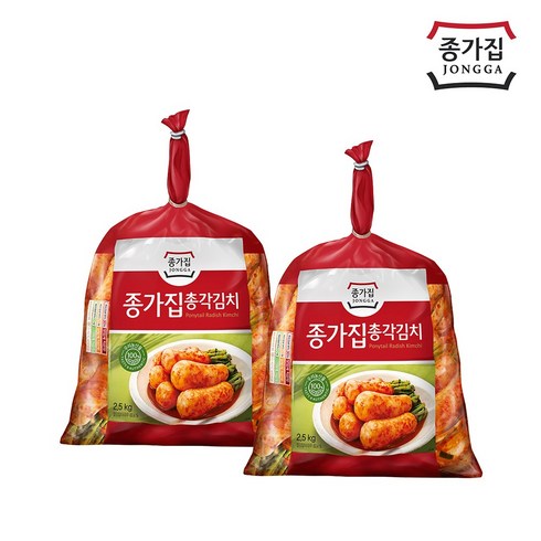 종가집 총각김치2.5kg x 2개, 2.5kg