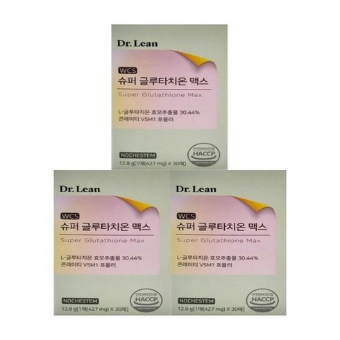 닥터린 슈퍼 글루타치온 맥스 427mg 30매 3박스, 3개, 상세페이지 참조