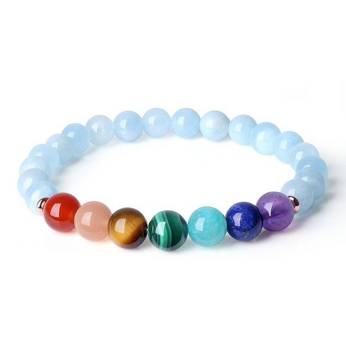 코아이 아쿠아 마린 미츠키 탄생석 칠색 차크라 정화 수호 행복 부적 파워