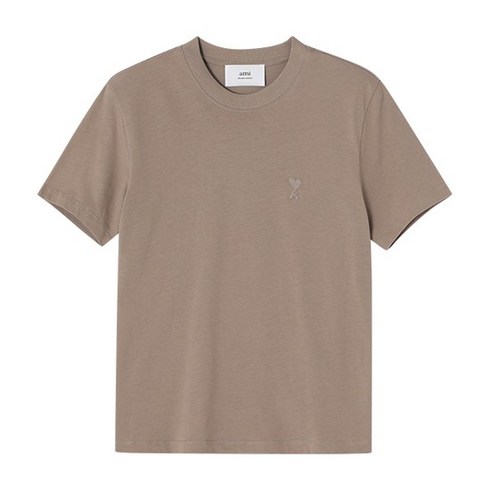AMI UTS003 724 2811 아미 드 꾀흐 톤온톤 스몰 하트 로고 남성 반팔티
