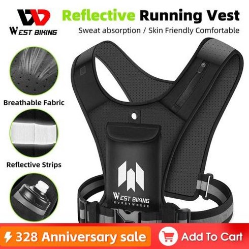 러닝 조끼 트레일러닝 밴드 마라톤 WEST BIKING 반사 사이클링 조절 가능한 벨트 낚시 스포츠 피트니스 초경량 통기성 액세서리, 1) Magnetic Buckle