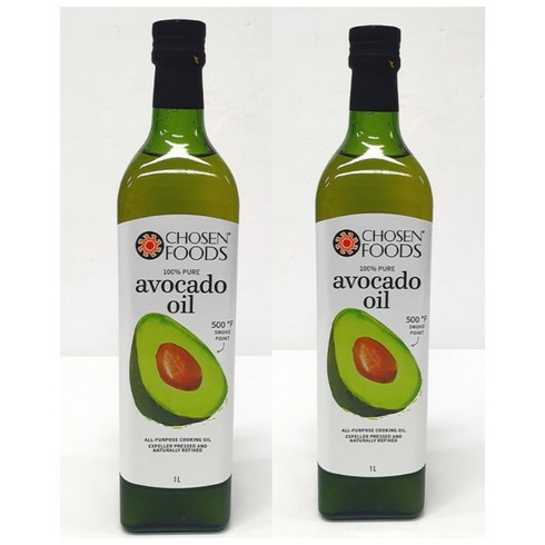 초슨푸즈 아보카도 오일, 1L, 2개