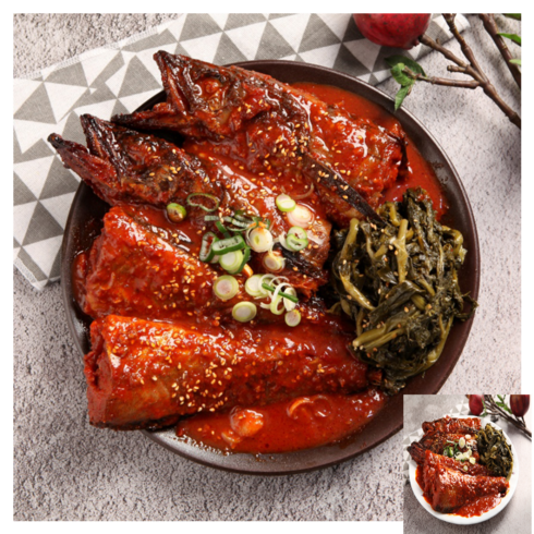 코다리밥도둑 - [시골집] 밥도둑 생선찜 시래기 코다리찜 580g, 6개