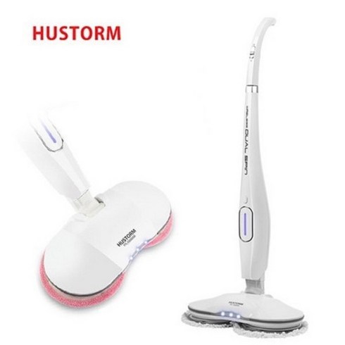 휴스톰 무선 듀얼스핀 물걸레청소기 HS-10000W 화이트