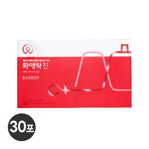 2023년 가성비 최고 화애락진 - 정관장 한국인삼공사정품 화애락진 70ml x 30포 / 선물용케이스포함